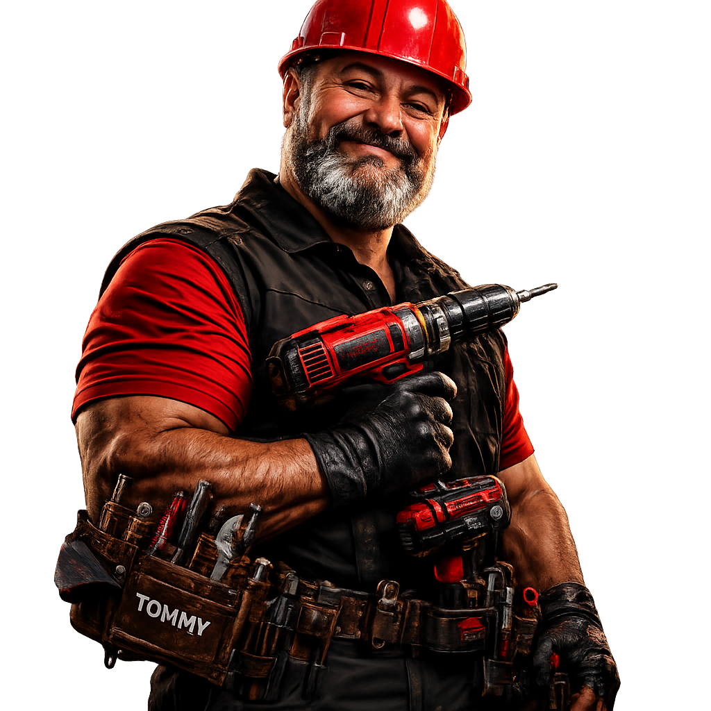Tommy The Roofer — Florida metal roofing specialist in a red hard hat